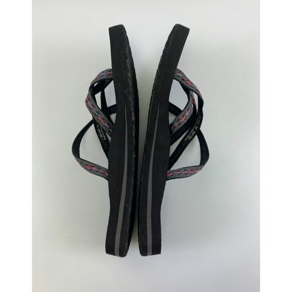Teva Olowahu Mush Sandal 6840 Slip On Slide Strappy Felicitas Black Womens 9 - Picture 10 of 12